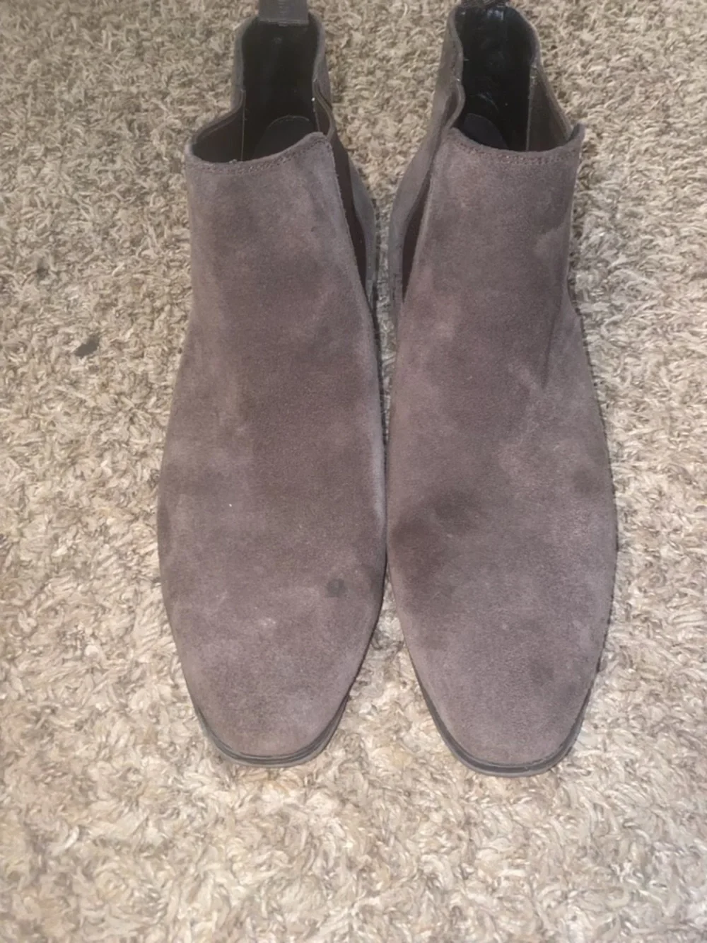 Calvin Klein Men's Gray Suede Chukka Boots